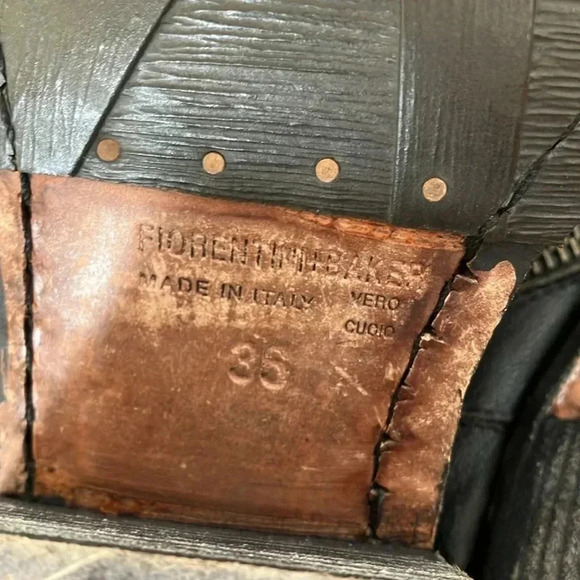 Fiorentini + Baker black leather  high boots - Picture 9 of 10